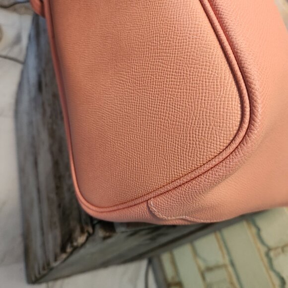 Like New Coach Gallery Coral Shoulder Bag Tote Purse Xl - Picture 10 of 12